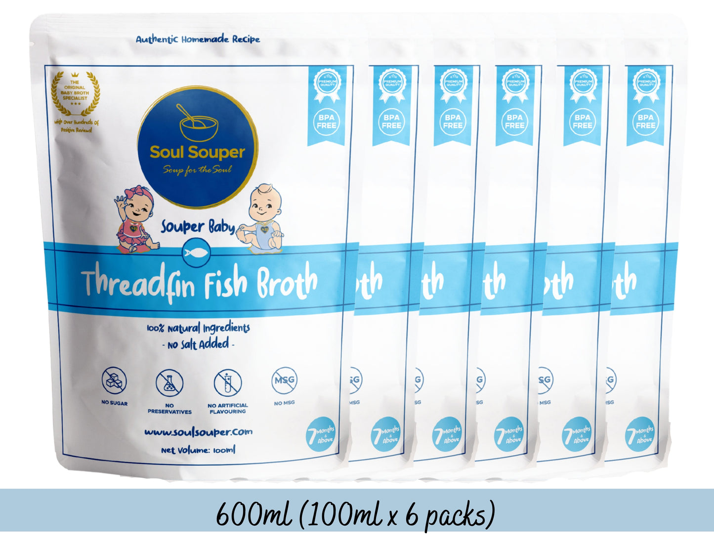 Souper Baby (Unsalted) - 600ml (100ml x 6 packs)