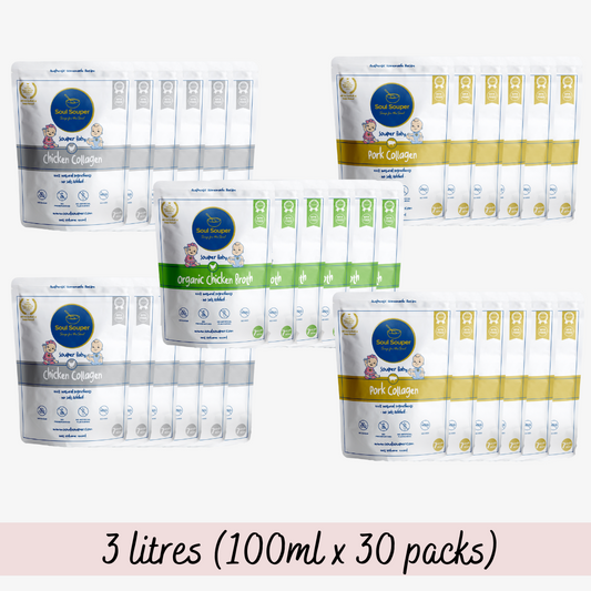 Souper Baby Bundle C (Soupreme Bundle) Unsalted - 3 Litres