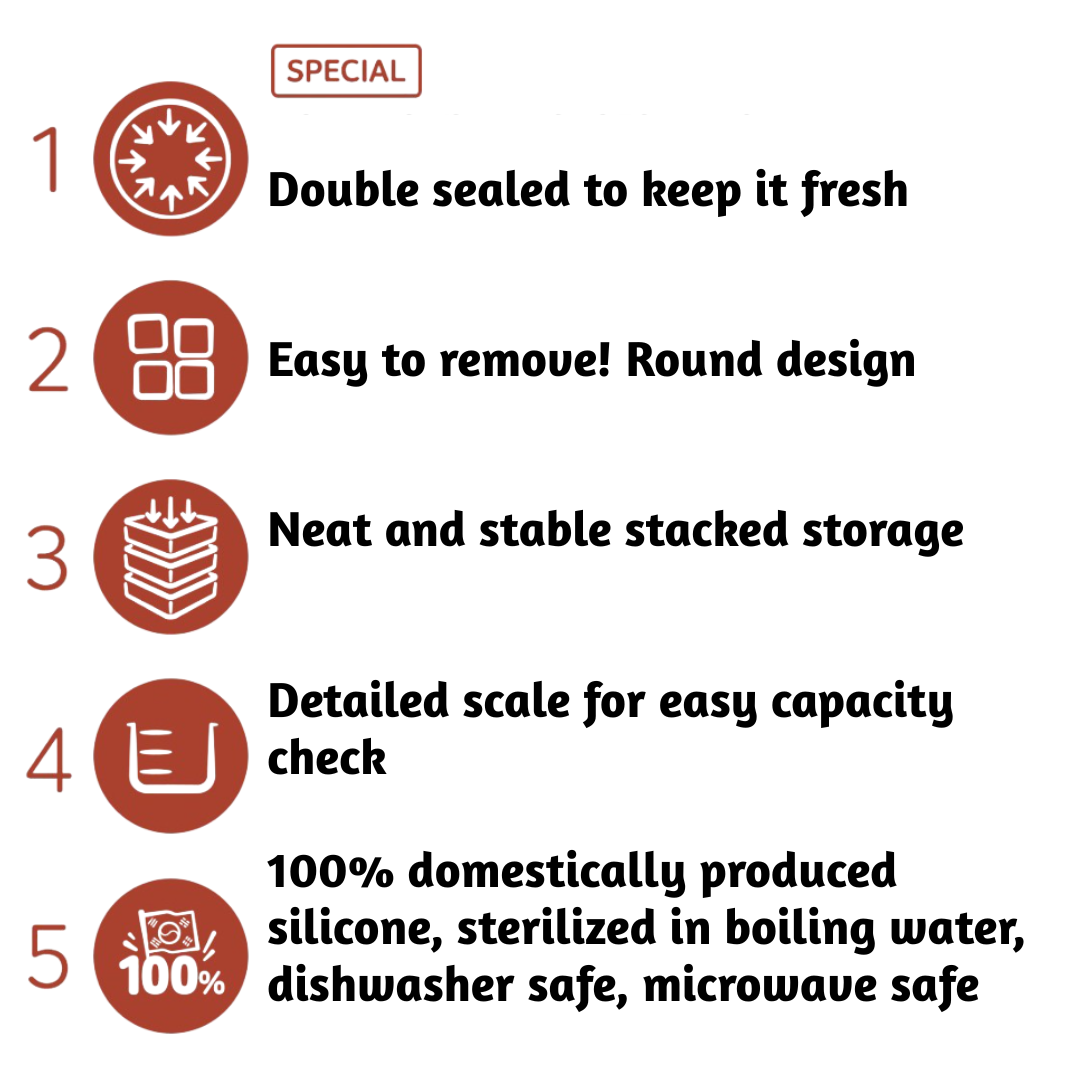 AttiRabbit 9 Cubes (Beige/Pink) Silicon Multicube Square