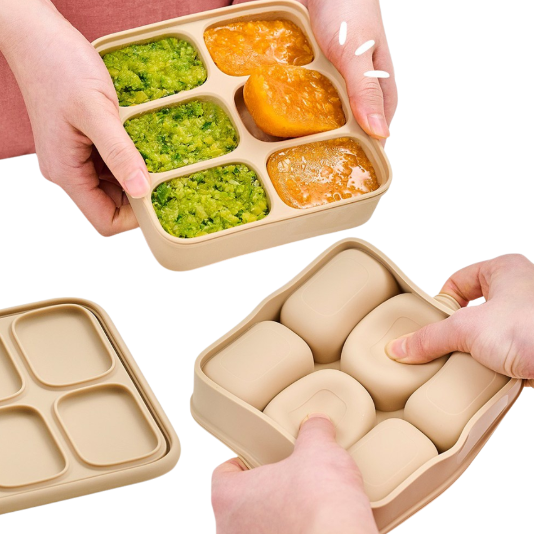 AttiRabbit 9 Cubes (Beige/Pink) Silicon Multicube Square