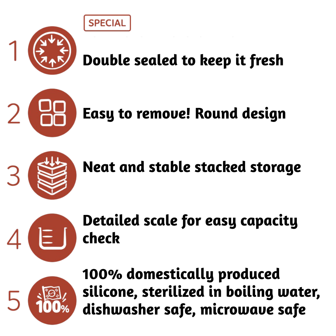 AttiRabbit 6 Cubes (Beige/Pink) Silicon Multicube Square