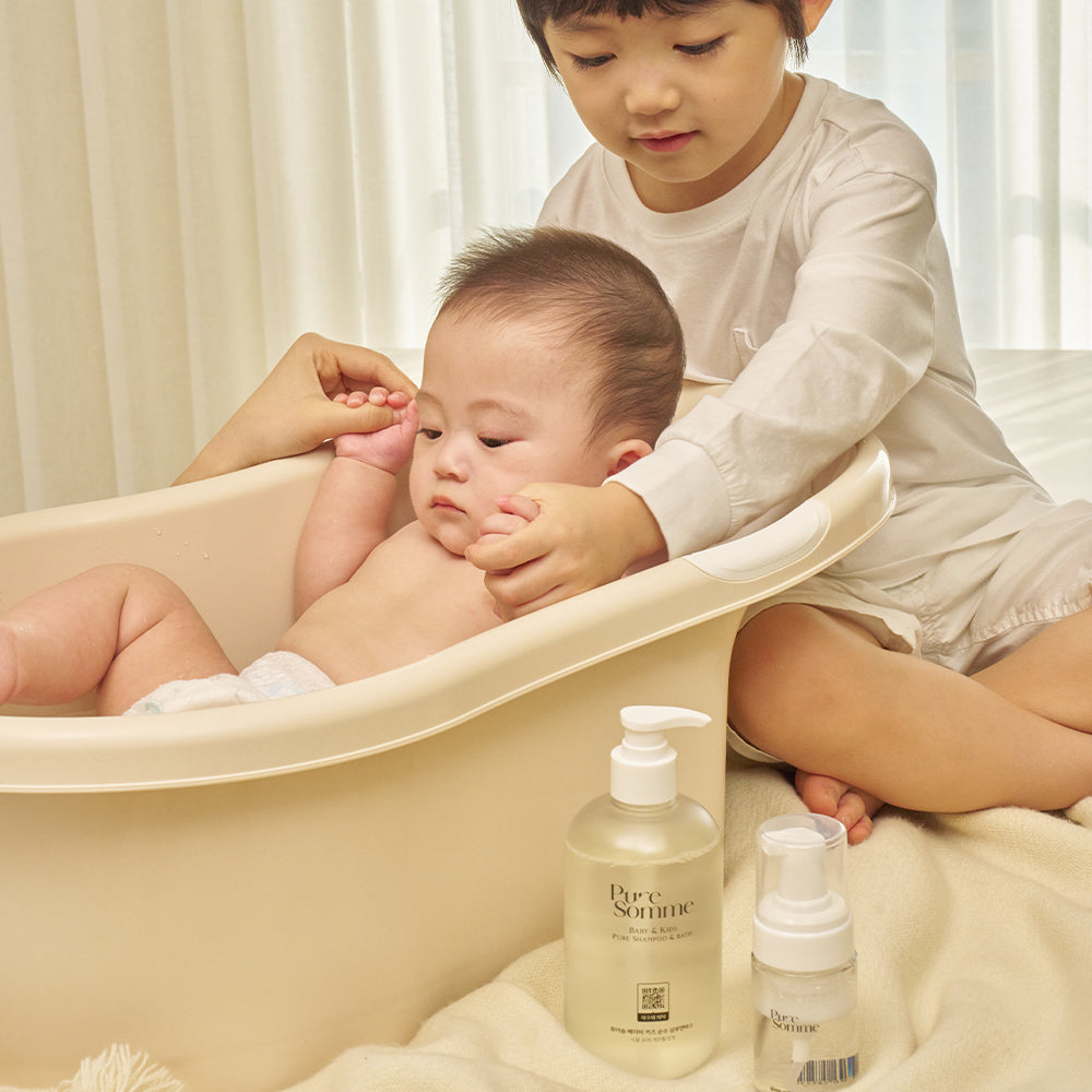 [1+1] Pure Somme Korea Baby/Kids/Newborn  Atocare Soothing Pure Shampoo & Bath