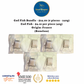Individually Sealed & Packed Atlantic Cod Fish, Threadfin Fish & Bakka Salmon Cubes (Frozen) (6months+)