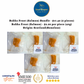 Individually Sealed & Packed Atlantic Cod Fish, Threadfin Fish & Bakka Salmon Cubes (Frozen) (6months+)